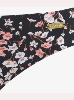 Bas de maillot de bain à imprimé floral et coupe classique