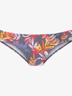 Bas de maillot de bain à imprimé floral en polyamide recyclé