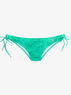 Bas de maillot de bain à imprimé graphique et ajusté