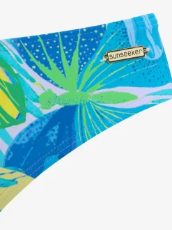 Bas de maillot de bain à imprimé papillons en microfibre douce