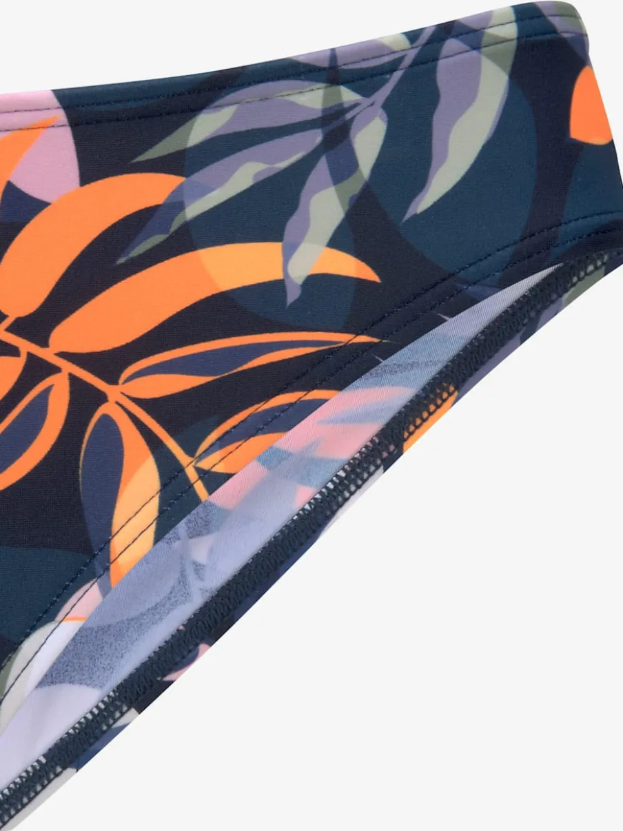 Bas de maillot de bain à motif floral avec coupe classique et polyamide recyclé