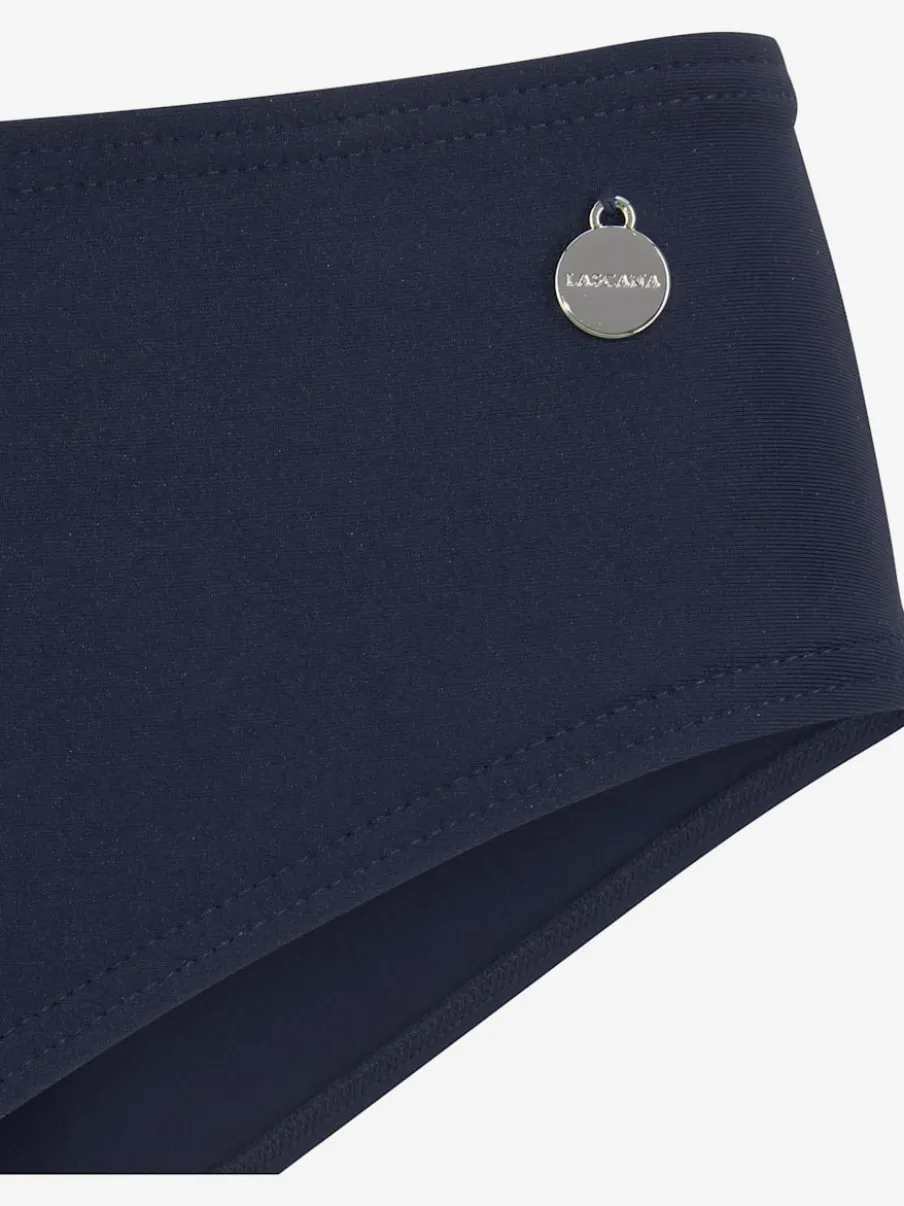 Bas de maillot de bain à motifs floraux en microfibre douce