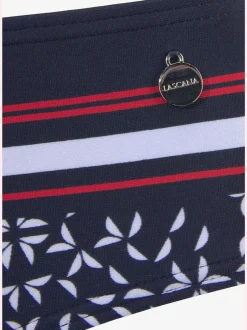 Bas de maillot de bain à motifs fleuris et coupe légèrement haute