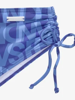 Bas de maillot de bain à motifs réglable et taille haute