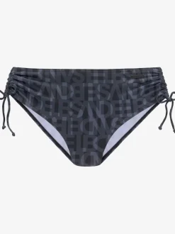 Bas de maillot de bain à motifs réglable et taille haute