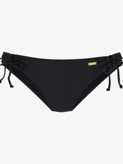 Bas de maillot de bain à nouer sur le côté en microfibre douce