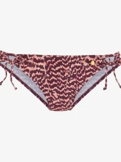 Bas de maillot de bain à nouer sur les côtés avec anneaux décoratifs en polyamide recyclé