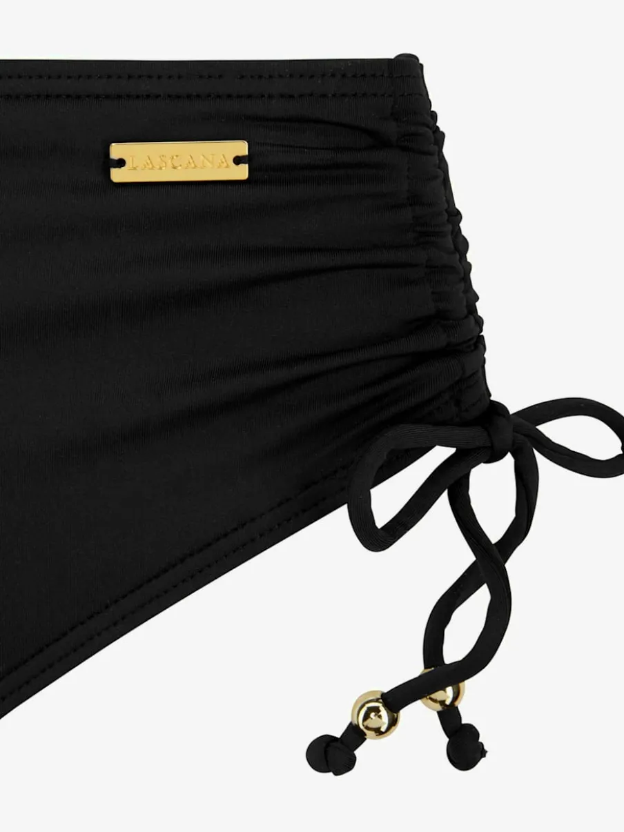 Bas de maillot de bain à resserrer sur les côtés en microfibre douce