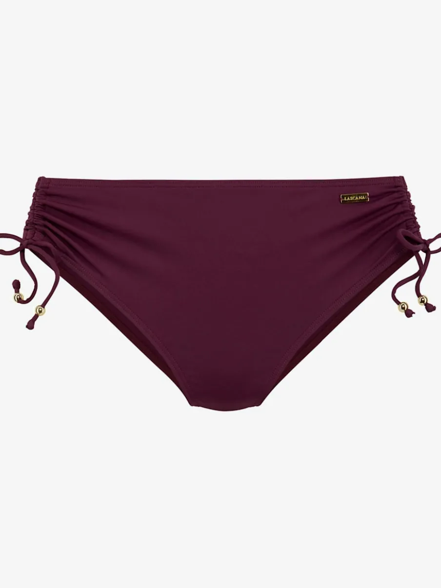 Bas de maillot de bain à resserrer sur les côtés en microfibre douce