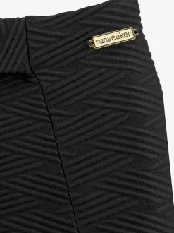 Bas de maillot de bain taille haute avec ceinture décorative