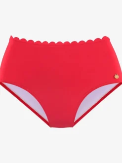 Bas de maillot de bain taille haute en microfibre douce