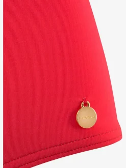 Bas de maillot de bain taille haute en microfibre douce