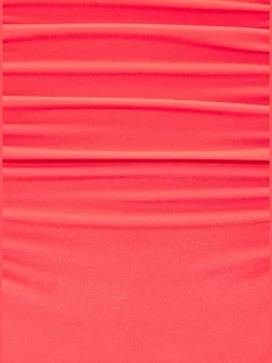 Bas de maillot de bain taille haute en fronces gainantes