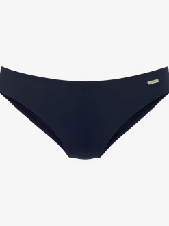 Bas de maillot de bain uni avec microfibre douce et coupe classique