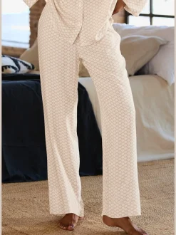 Bas de pyjama élégant pantalon de pyjama imprimé sur toute la surface