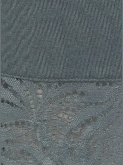 Bas de pyjama pantalon de nuit long avec détails en dentelle