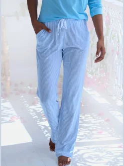 Bas de pyjama pantalon de pyjama s.oliver avec passepoils contrastés