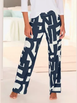 Bas de pyjama pantalon de pyjama avec motif abstrait