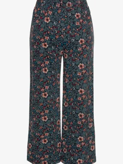 Bas de pyjama pantalon jupe-culotte de pyjama à motifs