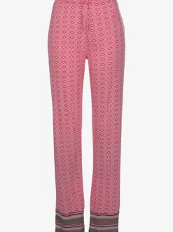 Bas de pyjama pantalon large avec motif ethnique