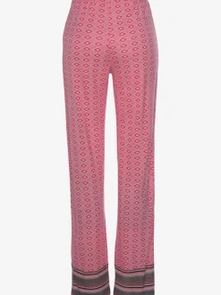 Bas de pyjama pantalon large avec motif ethnique