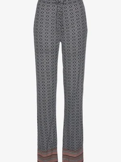 Bas de pyjama pantalon large avec motif ethnique
