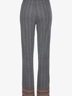 Bas de pyjama pantalon large avec motif ethnique