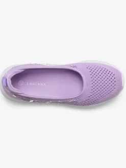 Baskets chaussures en textiles, chaussures en tissu avec chaîne décorative raffinée amovible pour un look personnalisé