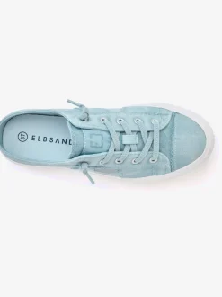 Baskets chaussures en textile au style usé et délavé tendance