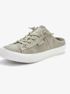 Baskets chaussures en textile au style usé et délavé tendance