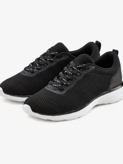 Baskets chaussures en textile, chaussures en tissu : particulièrement confortables, avec semelle flexible