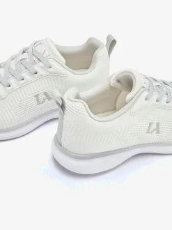 Baskets chaussures en textile, chaussures en tissu avec détails contrastés pour un look raffiné