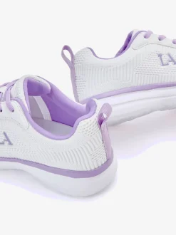 Baskets chaussures en textile, chaussures en tissu avec détails contrastés pour un look raffiné