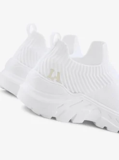 Baskets chaussures en textile, chaussures en tissu – particulièrement légères et confortables, avec semelle chunky tendance