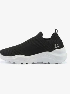 Baskets chaussures en textile, chaussures en tissu – particulièrement légères et confortables, avec semelle chunky tendance