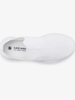 Baskets chaussures en textile, chaussures en tissu – particulièrement légères et confortables, avec semelle chunky tendance