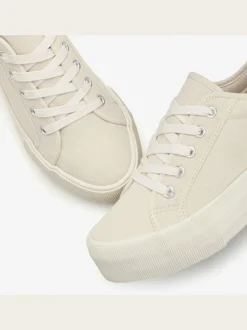 Baskets chaussures en textile, chaussures en tissu avec semelle compensée tendance