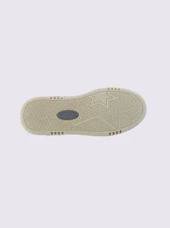 Baskets cuir de bœuf nappa et velours