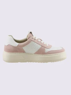 Baskets cuir de bœuf nappa et velours