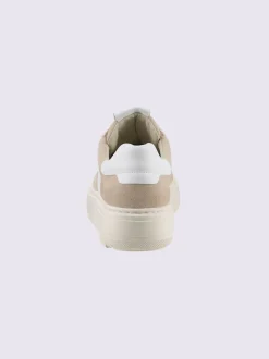 Baskets cuir de bœuf nappa et velours