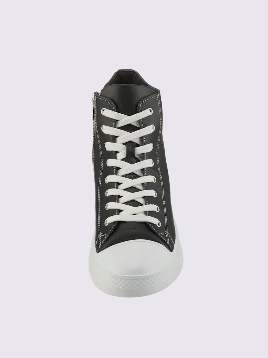 Baskets cuir nappa de vache