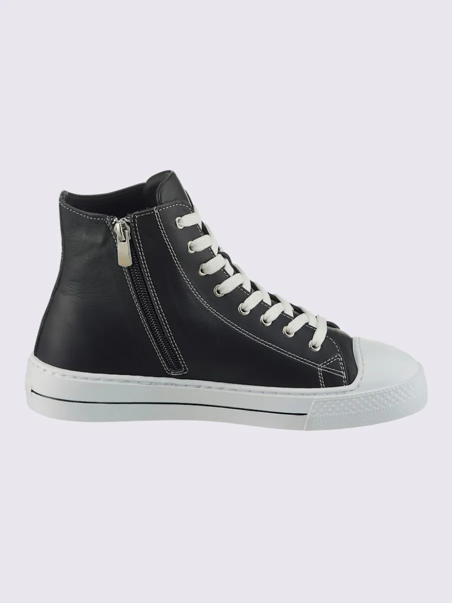 Baskets cuir nappa de vache