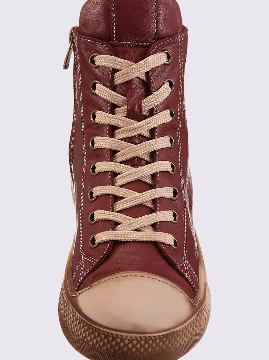 Baskets cuir nappa de vache