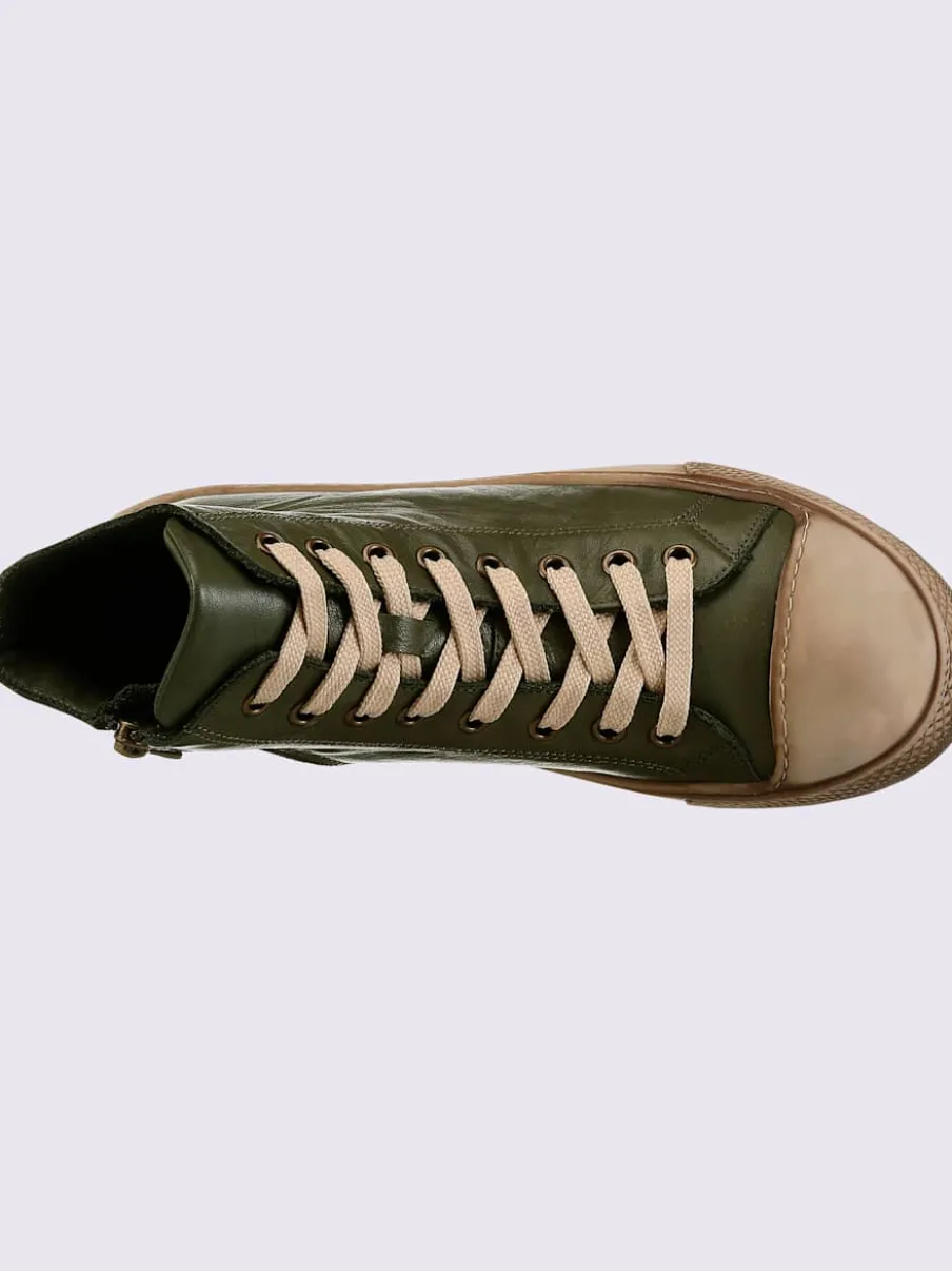 Baskets cuir nappa de vache