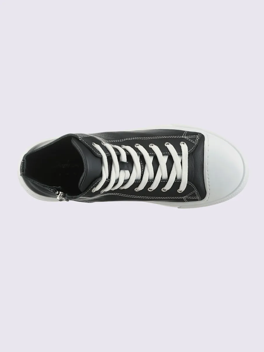 Baskets cuir nappa de vache