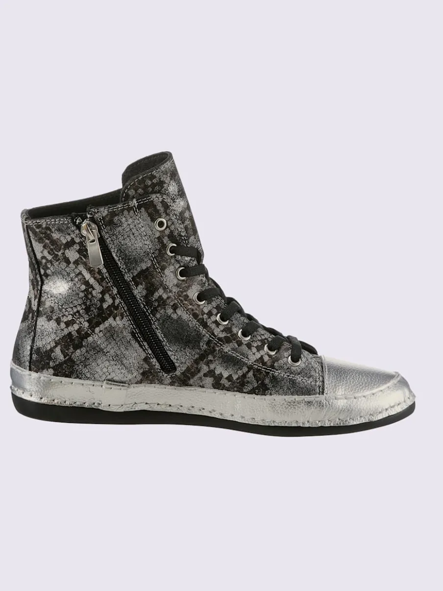 Baskets cuir nappa de vache