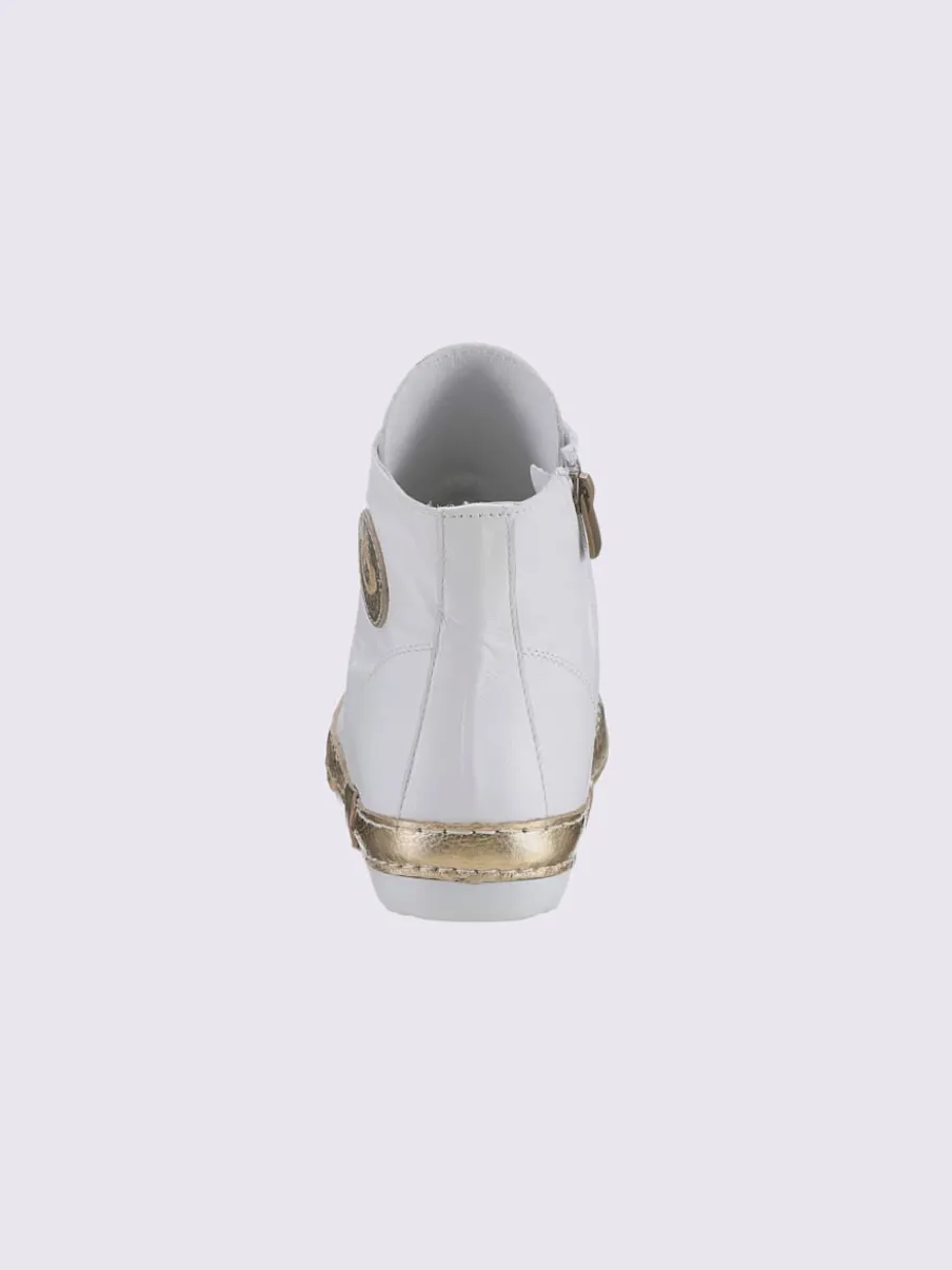 Baskets cuir nappa de vache