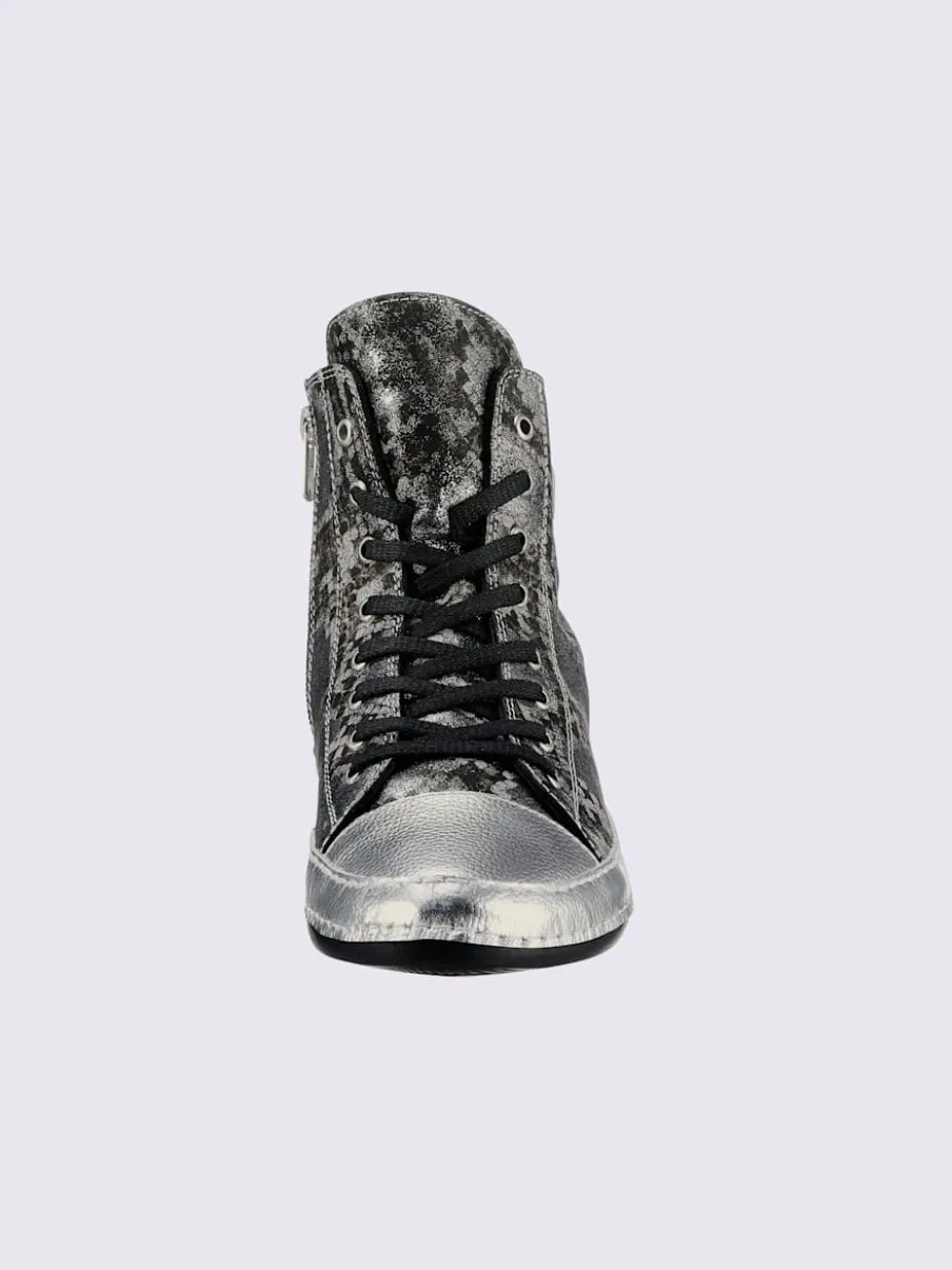 Baskets cuir nappa de vache