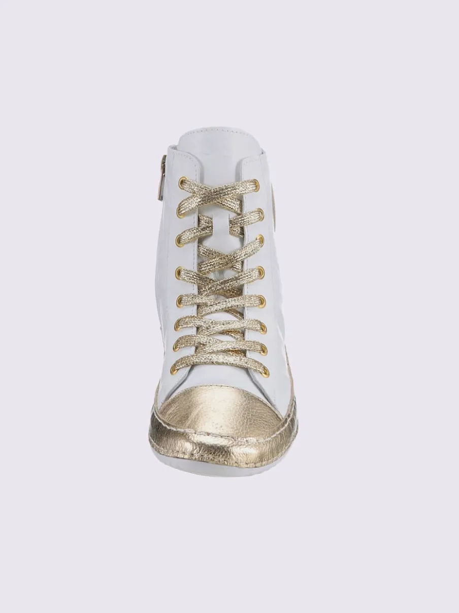 Baskets cuir nappa de vache