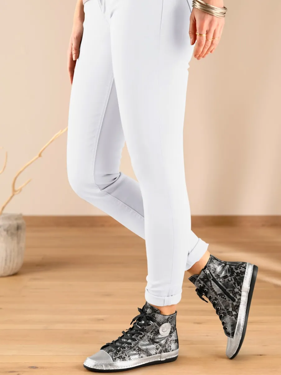 Baskets cuir nappa de vache